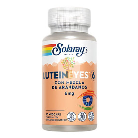 LUTEIN EYES 6 Mg. 30 CAPSULAS VEGETALES SOLARAY