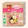 VITABIO COOL FRUITS MANZANA-PLATANO BIO 4x90Gr. BABYBIO