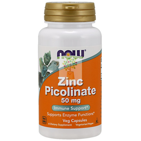 ZINC PICOLINATO 50Mg. 60 CAPSULAS NOW