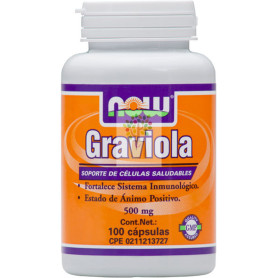 GRAVIOLA 500Mg. 100 CAPSULAS NOW