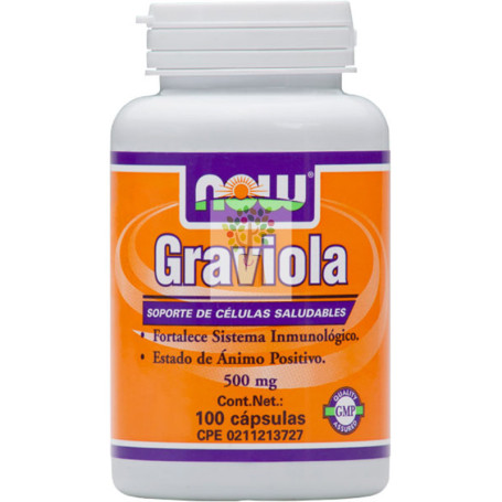 GRAVIOLA 500Mg. 100 CAPSULAS NOW