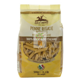 PENNE DE TRIGO DURO INTEGRAL 500Gr. ALCE NERO