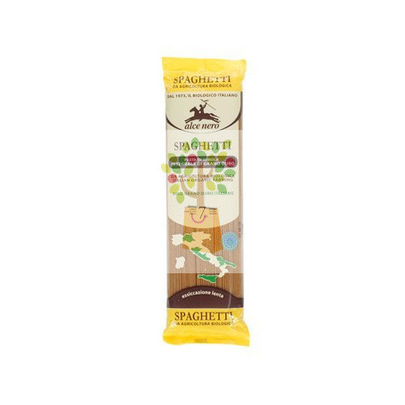 ESPAGUETIS DE TRIGO DURO INTEGRAL 500Gr. ALCE NERO