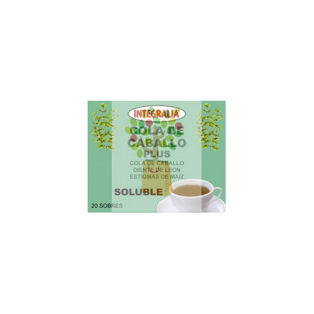 COLA DE CABALLO PLUS SOLUBLE 20 SOBRES INTEGRALIA