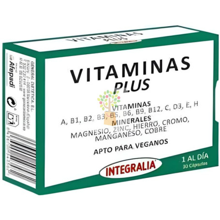 VITAMINAS PLUS 30 CAPSULAS INTEGRALIA