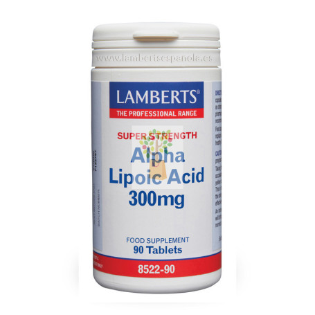 ÁCIDO ALFA LIPOICO 300MG 90 COMPRIMIDOS LAMBERTS