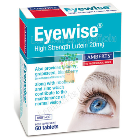 EYE WISE LUTEINA PURA 20Mg. 60 TABLETAS LAMBERTS