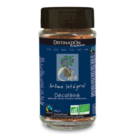 CAFE INSTANTANEO DESCAFEINADO 100Gr. DESTINATION