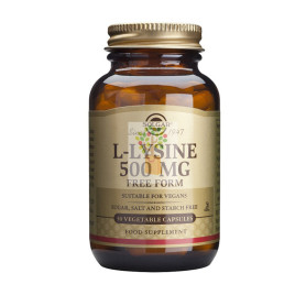 L-LISINA 500 MG 50 CAPSULAS VEGETALES SOLGAR