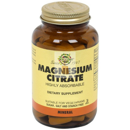 CITRATO DE MAGNESIO 60 CAPSULAS SOLGAR