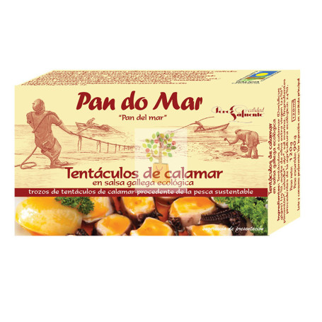 TENTÁCULOS DE CALAMAR EN SALSA GALLEGA ECO 120G PAN DO MAR