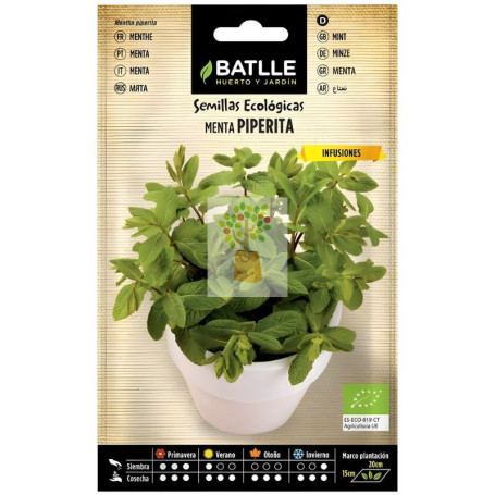 SEMILLAS DE MENTA PIPERITA ECO BATLLE