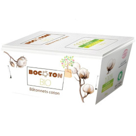 BASTONCILLOS DE ALGODÓN BIO 200 UNIDADES BOCOTON