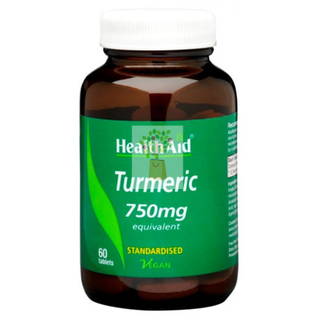 CURCUMA 750Mg. 60 COMPRIMIDOS HEALTH AID