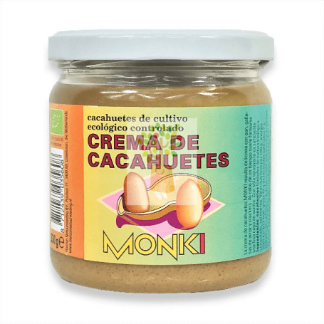 CREMA DE CACAHUETE 330Gr. ECO MONKI