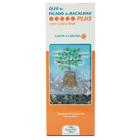 ACEITE HIGADO BACALAO Y JALEA REAL PLUS 500Ml. NATURMIL