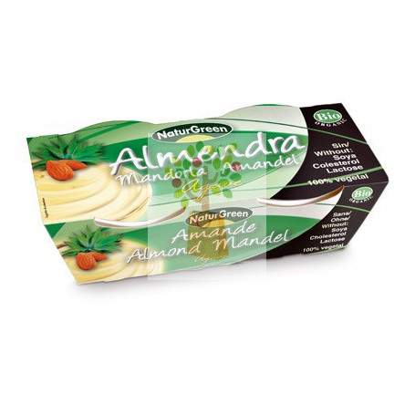 POSTRE DE ALMENDRA AGAVE 2x125Gr. NATURGREEN
