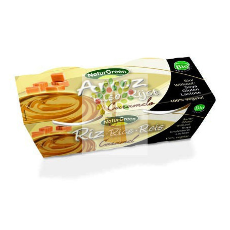 POSTRE RICE/ARROZ CARAMELO 2x125Gr. NATURGREEN