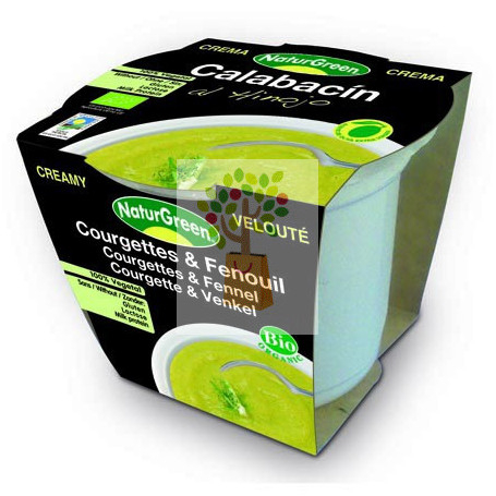 CREMA DE CALABACIN E HINOJO 310Gr. NATURGREEN