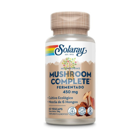 MUSHROOM COMPLETE 60 CAPSULAS SOLARAY