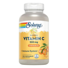 VITAMIN C 500Mg. 100 COMPRIMIDOS MASTICABLES NARANJA SOLARAY