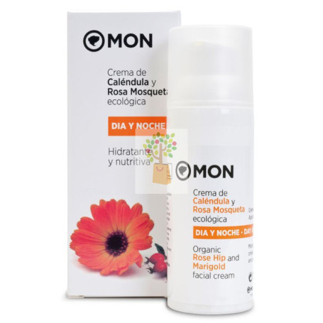 CREMA DIA/NOCHE CALENDULA Y ROSA ECO 50Ml. MON DECONATUR