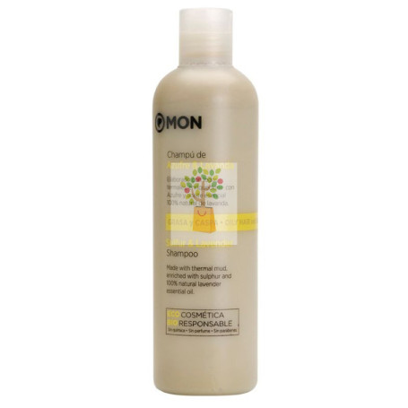 CHAMPU DE AZUFRE Y LAVANDA ECO 300Ml. MON DECONATUR